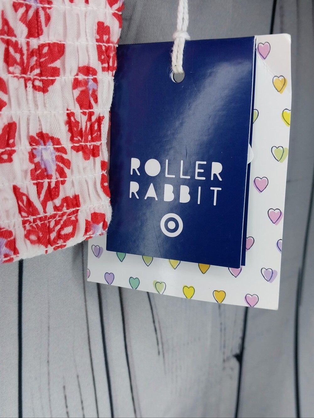 Roller Rabbit x Target Smocked Peplum Coquette Floral Boho Chic Crop Tank Top - Picture 4 of 7